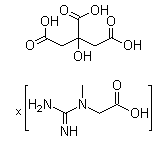 Creatine citrate molecular structure (CAS 177024-62-3)