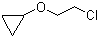 (2-氯乙氧基)环丙烷分子结构 (CAS 17714-18-0)