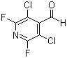 3,5-二氯-2,6-二氟吡啶-4-甲醛分子结构 (CAS 17723-32-9)