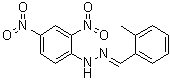 邻甲苯甲醛(2,4-二硝基苯基)腙分子结构 (CAS 1773-44-0)