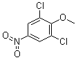 2,6-二氯-4-硝基苯甲醚分子结构 (CAS 17742-69-7)