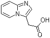 咪唑并[1,2-a]吡啶-3-乙酸分子结构 (CAS 17745-04-9)