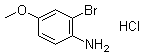 2-Bromo-4-methoxybenzenamine hydrochloride molecular structure (CAS 1774893-42-3)