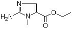 2-氨基-1-甲基-1H-咪唑-5-羧酸乙酯分子结构 (CAS 177760-04-2)