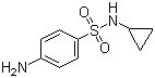 N-环丙基-4-氨基苯磺酰胺分子结构 (CAS 177785-41-0)