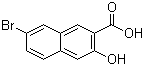 3-羟基-7-溴-2-萘甲酸分子结构 (CAS 1779-11-9)