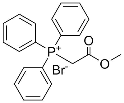 (Carbomethoxymethyl)triphenylphosphonium bromide molecular structure (CAS 1779-58-4)