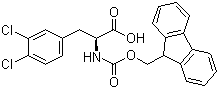 Fmoc-3,4-dichloro-L-phenylalanine molecular structure (CAS 177966-59-5)