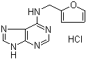 N-(2-Furanylmethyl)-1H-purin-6-amine monohydrochloride molecular structure (CAS 177966-68-6)