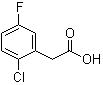 结构式 CAS# 177985-33-0, 2-氯-5-氟苯乙酸