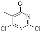2,4,6-Trichloro-5-methylpyrimidine molecular structure (CAS 1780-36-5)