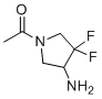 1-(4-氨基-3,3-二氟吡咯烷-1-基)乙酮分子结构 (CAS 1781989-71-6)