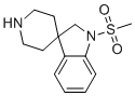 1-(甲基磺酰基)螺[吲哚啉-3,4'-哌啶]分子结构 (CAS 178261-41-1)