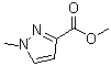 1-甲基-1H-吡唑-3-羧酸甲酯分子结构 (CAS 17827-61-1)