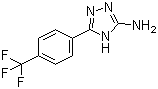 5-(4-三氟甲基苯基)-4H-1,2,4-三唑-3-胺分子结构 (CAS 178556-79-1)