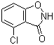 4-氯-1,2-苯并异恶唑-3(2H)-酮分子结构 (CAS 178748-22-6)
