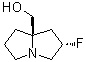 (2R,7aS)-rel-2-fluorotetrahydro-1H-Pyrrolizine-7a(5H)-methanol molecular structure (CAS 1788873-66-4)