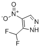 3-(二氟甲基)-4-硝基-1H-吡唑分子结构 (CAS 1789048-54-9)
