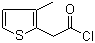 3-Methyl-2-thiopheneacetyl chloride molecular structure (CAS 178911-88-1)