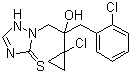 Prothioconazole molecular structure (CAS 178928-70-6)
