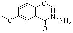 2,5-二甲氧基苯甲酰肼分子结构 (CAS 17894-25-6)