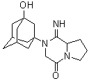 六氢-2-(3-羟基金刚烷-1-基)-1-亚氨基-吡咯并[1,2-a]吡嗪-4(1H)-酮分子结构 (CAS 1789703-37-2)