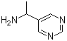 alpha-Methyl-5-pyrimidinemethanamine molecular structure (CAS 179323-61-6)