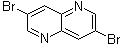 3,7-二溴-1,5-萘啶分子结构 (CAS 17965-72-9)