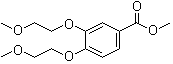 3,4-二(2-甲氧基乙氧基)苯甲酸甲酯分子结构 (CAS 179688-14-3)
