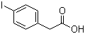 4-碘苯乙酸分子结构 (CAS 1798-06-7)