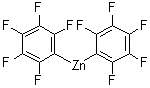 双(五氟苯基)锌分子结构 (CAS 1799-90-2)