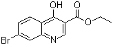 7-溴-4-羟基喹啉-3-甲酸乙酯分子结构 (CAS 179943-57-8)