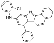 N-(2-氯苯基)-7-苯基-7H-苯并[a]咔唑-9-胺分子结构 (CAS 1800022-01-8)