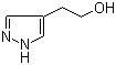 2-(1H-吡唑-4-基)乙醇分子结构 (CAS 180207-57-2)