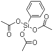 苯基三乙酰氧基硅烷分子结构 (CAS 18042-54-1)
