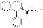 (S)-1-苯基-1,2,3,4-四氢-2-异喹啉甲酸乙酯分子结构 (CAS 180468-42-2)