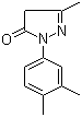 3-甲基-1-(3,4-二甲基苯基)-2-吡唑啉-5-酮分子结构 (CAS 18048-64-1)