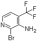 2-溴-4-(三氟甲基)-3-吡啶胺分子结构 (CAS 1806047-36-8)