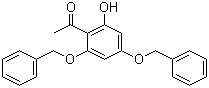 2-乙酰基-3,5-双(苄氧基)苯酚分子结构 (CAS 18065-05-9)