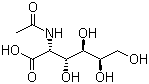 N-乙酰-D-半乳糖胺分子结构 (CAS 1811-31-0)