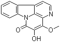 5-羟基-4-甲氧基铁屎米酮分子结构 (CAS 18110-86-6)