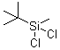 叔丁基甲基二氯硅烷分子结构 (CAS 18147-18-7)