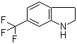 6-三氟甲基吲哚啉分子结构 (CAS 181513-29-1)