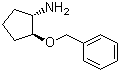 (1S,2S)-(+)-2-(苄氧基)环戊胺分子结构 (CAS 181657-57-8)