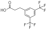3,5-双(三氟甲基)苯丙酸分子结构 (CAS 181772-16-7)