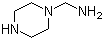 哌嗪-1-甲胺分子结构 (CAS 18190-85-7)