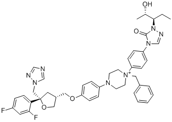 Posaconazole impurity 18 molecular structure (CAS 1819334-66-1)