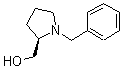 (R)-1-苄基-2-吡咯烷甲醇分子结构 (CAS 182076-49-9)
