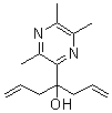 3,5,6-Trimethyl-alpha,alpha-di-2-propen-1-yl-2-pyrazinemethanol molecular structure (CAS 1821389-11-0)