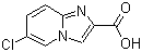 6-氯咪唑并[1,2-a]吡啶-2-羧酸分子结构 (CAS 182181-19-7)